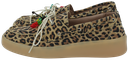 MELINE - MOCASSINS "LEO CAPPUCCINO" LÉOPARDS