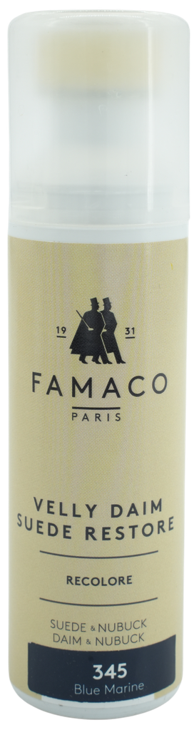 FAMACO - “VELLY” SUEDE NAVY BLUE DYE
