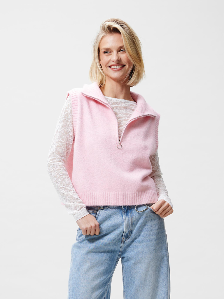 CATWALK JUNKIE - ROZE VRACHTWAGENKRAAGVEST (34)
