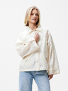 CATWALK JUNKIE - VESTE IMPERMÉABLE BEIGE À FLEURS