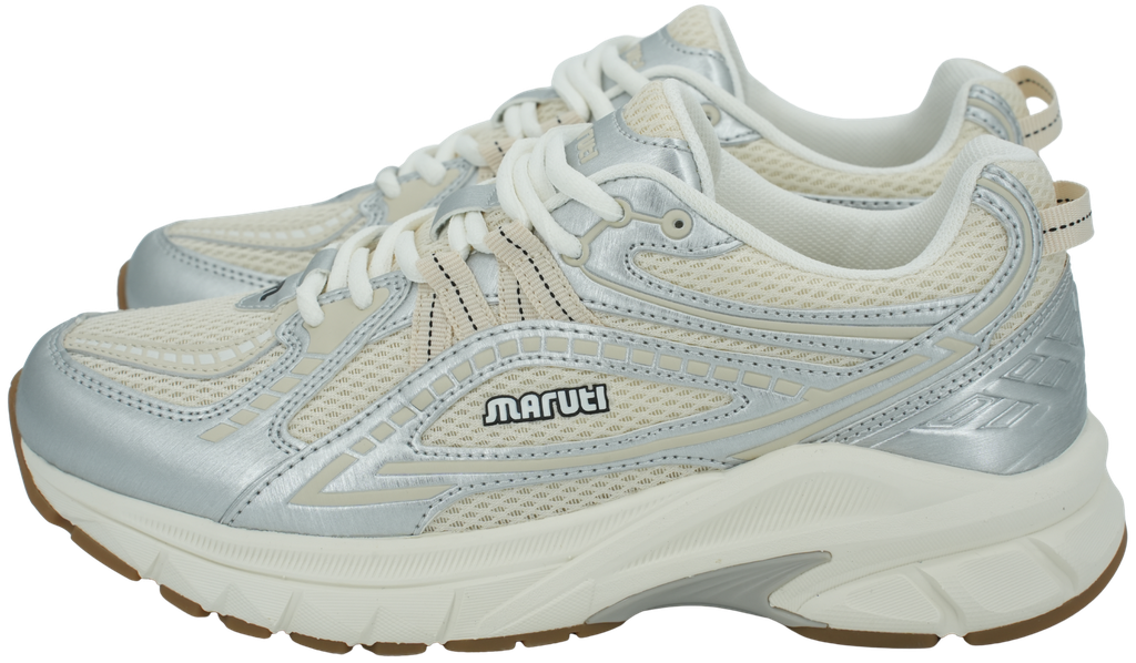 MARUTI - BEIGE UND SILBERNE SNEAKER (37)