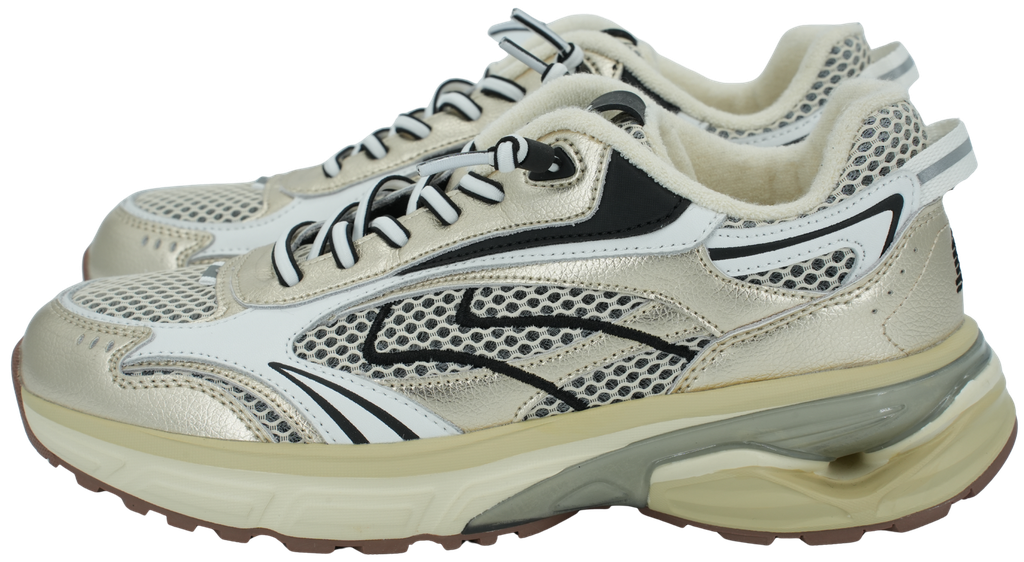 MARUTI - GOUDEN EN ZWARTE SNEAKERS