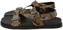 KMB - BROWN AND BLACK SANDALS