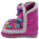 MOU - BOOTS FOURRÉES ROSE FLUO POUR ENFANT