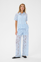 KAFFE - "KALACY" BLUE LACE TROUSERS