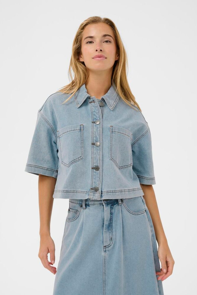 KAFFE - VESTE EN JEANS "KAMINNA"