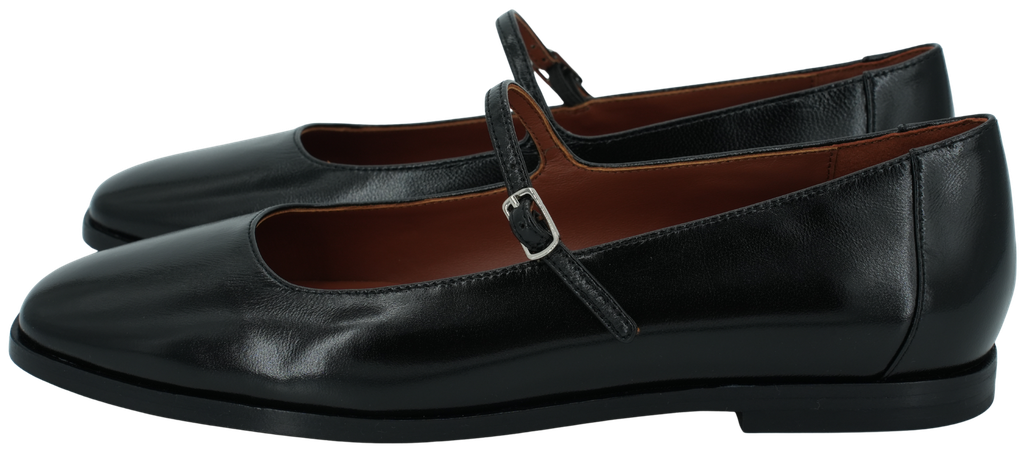 MI/MAI - ZWARTE "CARUSO" BALLERINA'S