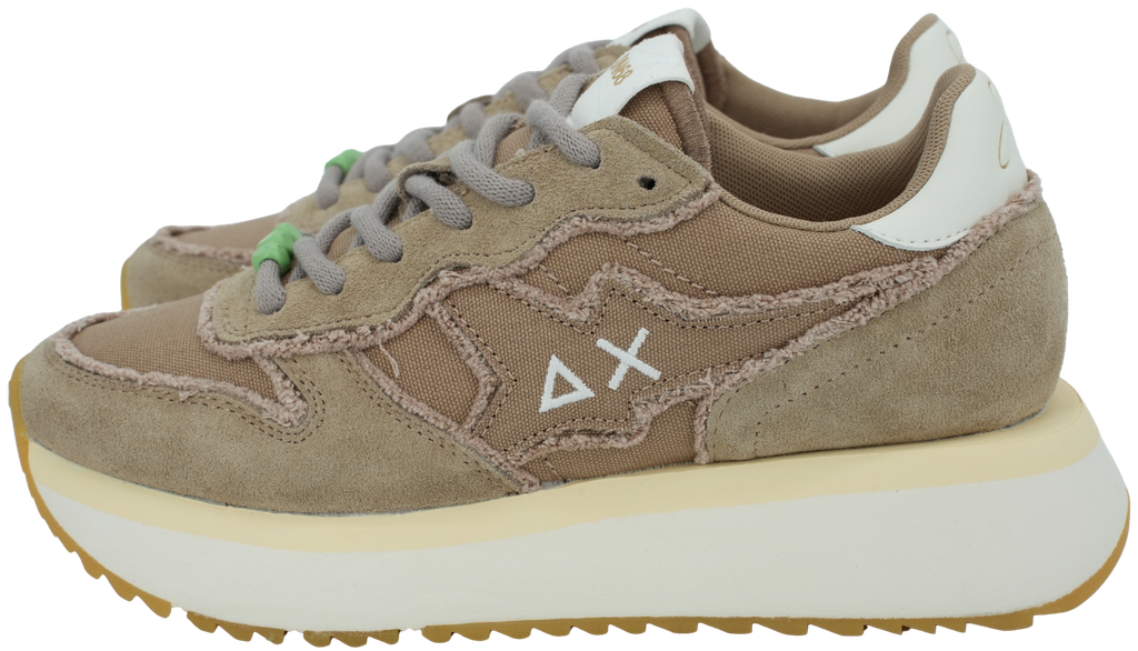 SUN68 - BROWN “BIG STARGIRL” SNEAKERS