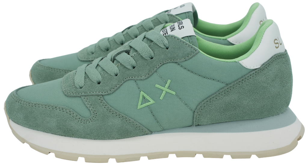 SUN68 - GROENE "ALLY SOLID" SNEAKERS (37)