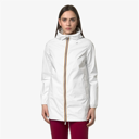 K-WAY - VESTE "SOPHIE PLUS 2 RÉVERSIBLE" BEIGE ET BLANCHE