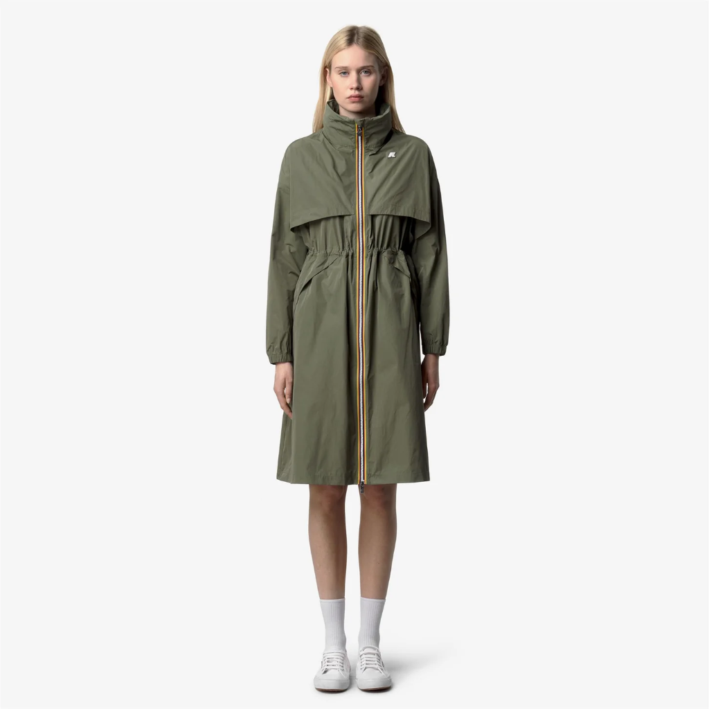 K-WAY - "AUBE MEMORY TOUCH" KHAKI JAS