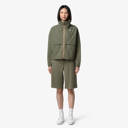 K-WAY - “AUBETTE MEMORY TOUCH” KHAKI JACKET