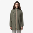 K-WAY - “SOPHIE STRETCH POLY” JACKET KHAKI