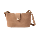 MARADJI - "CLAUDIA" BEIGE SUEDE BAGUETTE BAG