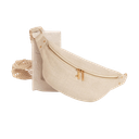 MARADJI - "NICOLE" BEIGE LINEN WAIST BAG