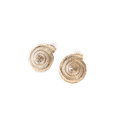 MARADJI - BOUCLES D'OREILLES "VOLUTA" EN ACIER DORÉ