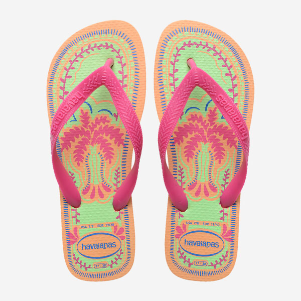 HAVAIANAS - TONGS "TOP SUMMER VIBES" ORANGES