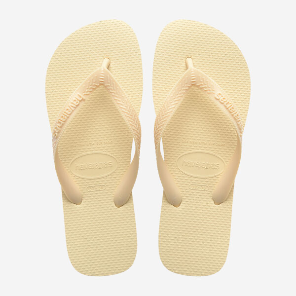 HAVAIANAS - YELLOW "TOP SENSES" FLIP-FLOPS (35-36)