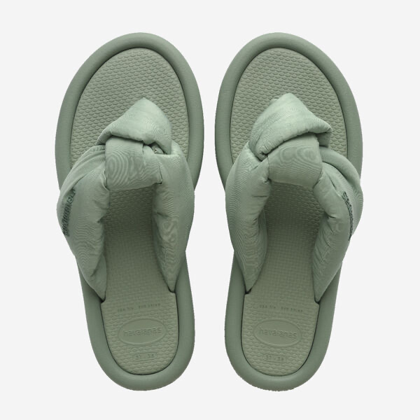 HAVAIANAS - MINT GREEN “OVER PUFFED UP” FLIP FLOPS (35-36)