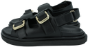 ALOHAS - ZWARTE "HARPER" SANDALEN