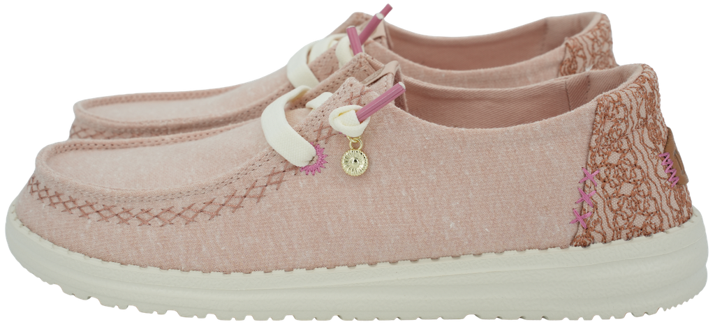 HEY DUDE - PINK “WENDY BREAK SURF” MOCCASINS