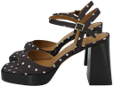 BOBBIES - "LENKA" BRUINE SANDALEN MET POTCO-HIEL