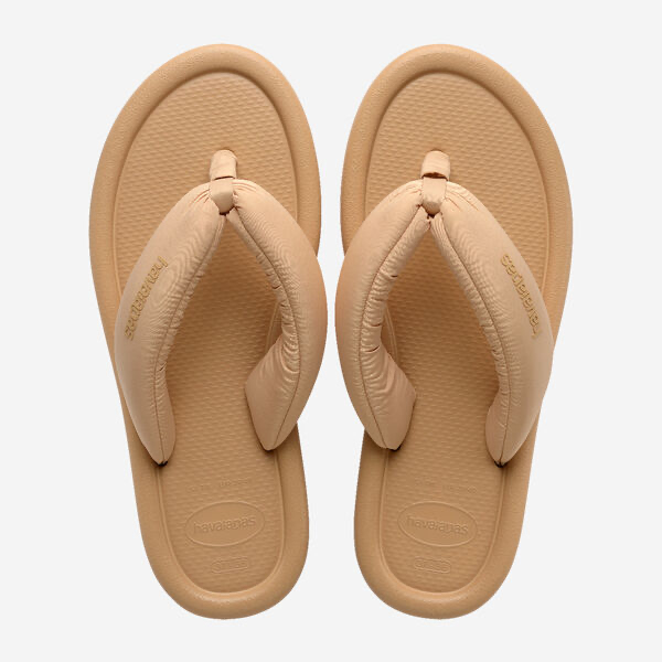 HAVAIANAS - BEIGE "MAXI PUFFED UP" FLIP-FLOPS (35-36)