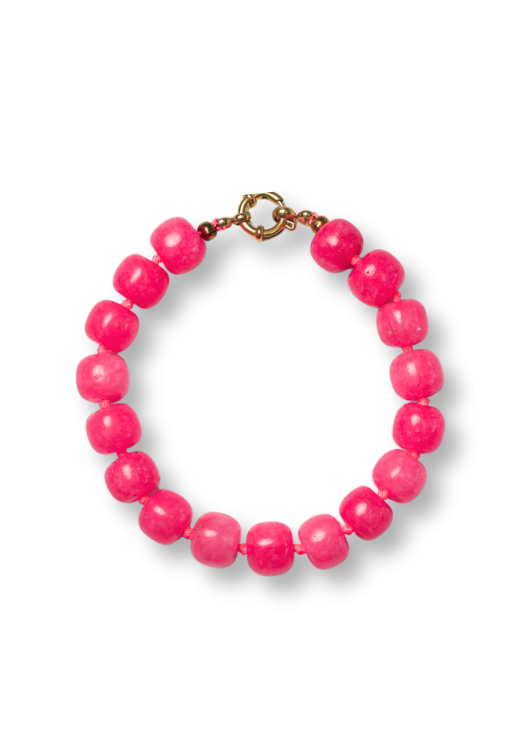BONNIE STUDIOS - "WILLIAM" ROSA ARMBAND