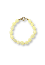BONNIE STUDIOS - BRACELET "BOBBY" JAUNE