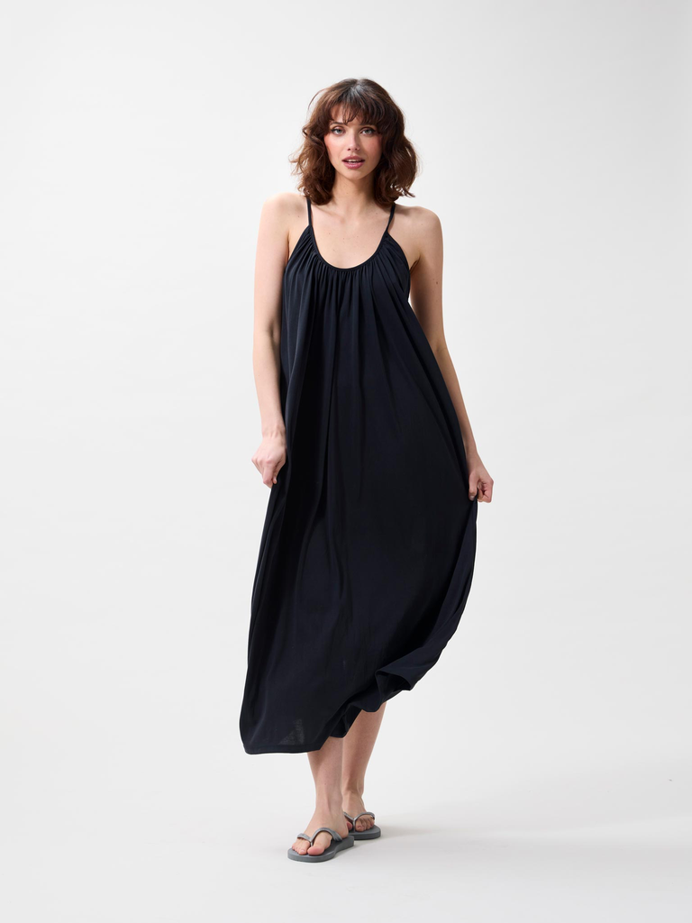 CATWALK JUNKIE - DARK GREY STRAPS DRESS (34)
