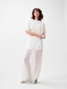 CATWALK JUNKIE - JUPE EN DENTELLE BEIGE