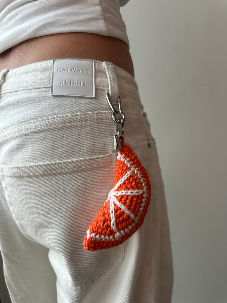CATWALK JUNKIE - ORANGE KEYCHAIN