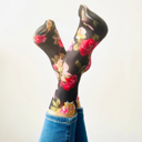 SOCKETTE - "ROMY" FLORAL SOCKS