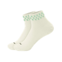 JCLAY - CHAUSSETTES COURTES "MINT CHECK"