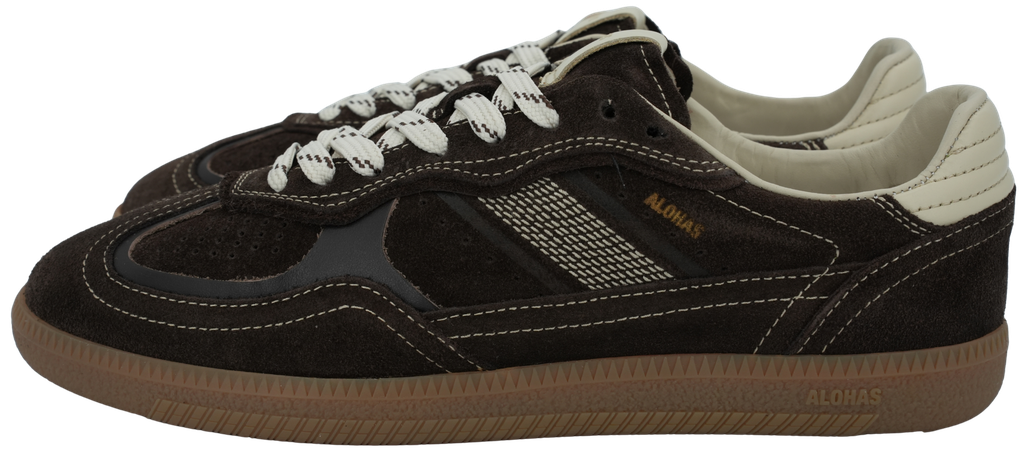 ALOHAS - "TB 490 RIFE" BROWN SNEAKERS