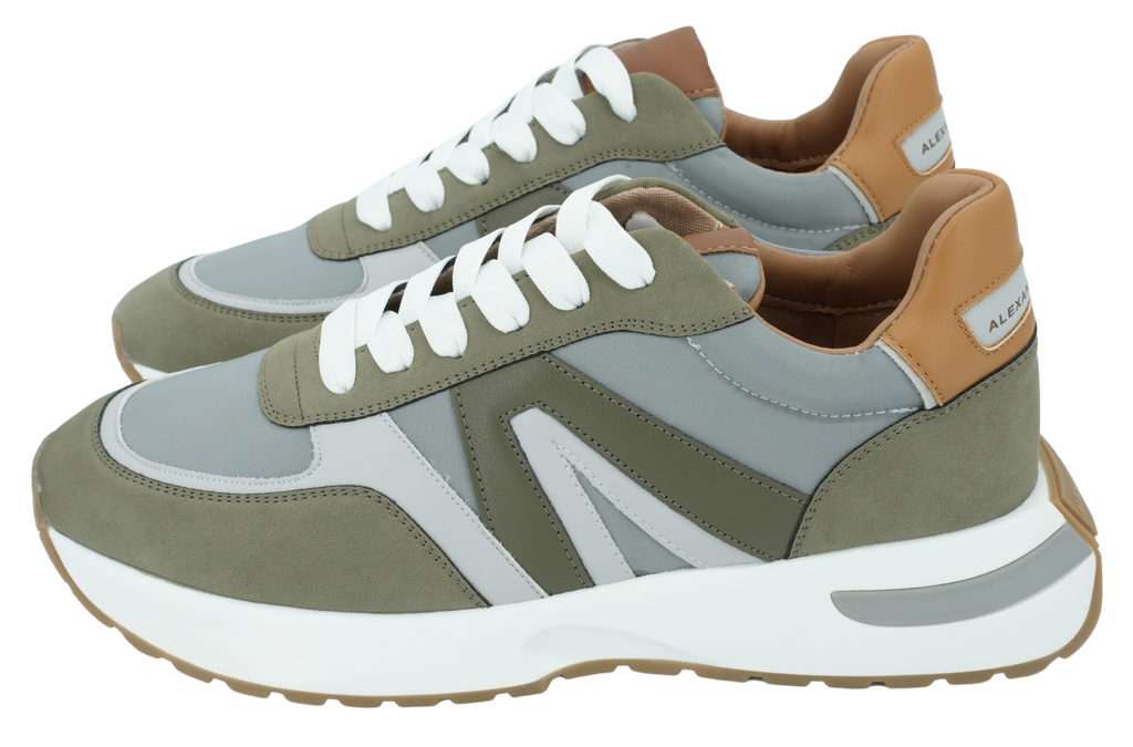 ALEXANDER SMITH - KHAKI "HYDE" SNEAKERS