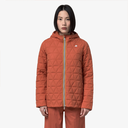 K-WAY - VESTE "MADLAINE DIAMOND QUILTED WARM" ORANGE