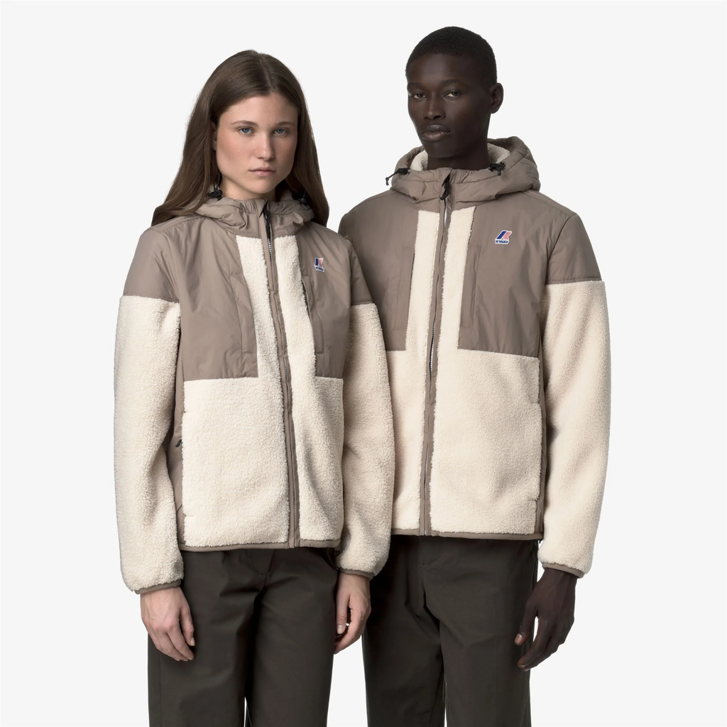 K-WAY - VESTE "SAMSON 4.0 ORSETTO" BEIGE