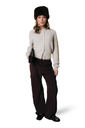COLOURFUL REBEL - PANTALON "TIBBY" BORDEAUX