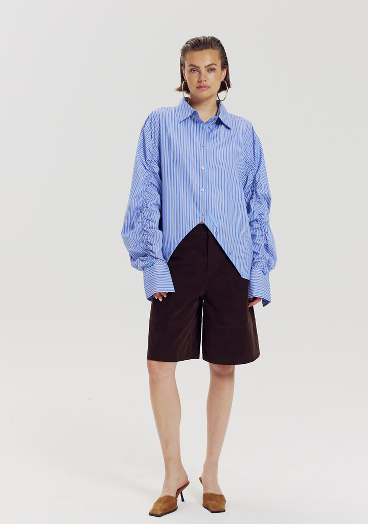 HARPER AND YVE - CHEMISE "TED" LIGNÉE BLEUE