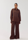 HARPER AND YVE - PANTALON "MEIKE" BRUN