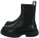 COPENHAGEN STUDIOS - BLACK PATENT CHELSEA BOOTS