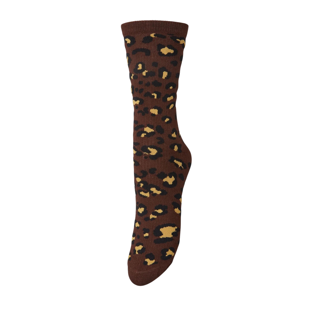 BECKSÖNDERGAARD -  "LEONY COTTA" BROWN SOCKS
