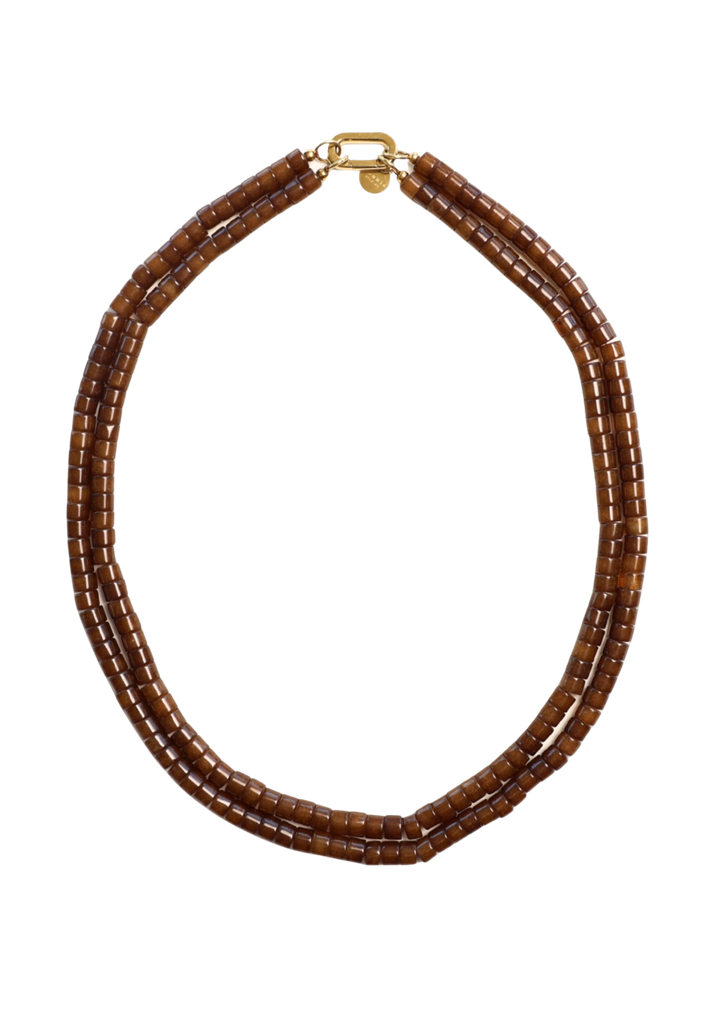 BONNIE STUDIOS - BRUINE "MOOS DOUBLE" KETTING