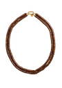 BONNIE STUDIOS - COLLIER "MOOS DOUBLE" BRUN