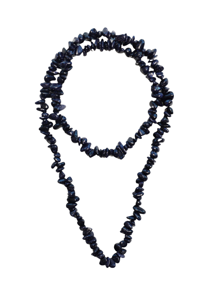 BONNIE STUDIOS - COLLIER "YUYU LONG GALAXY" BLEU MARINE