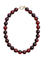 BONNIE STUDIOS - "WILMA" BURGUNDY NECKLACE