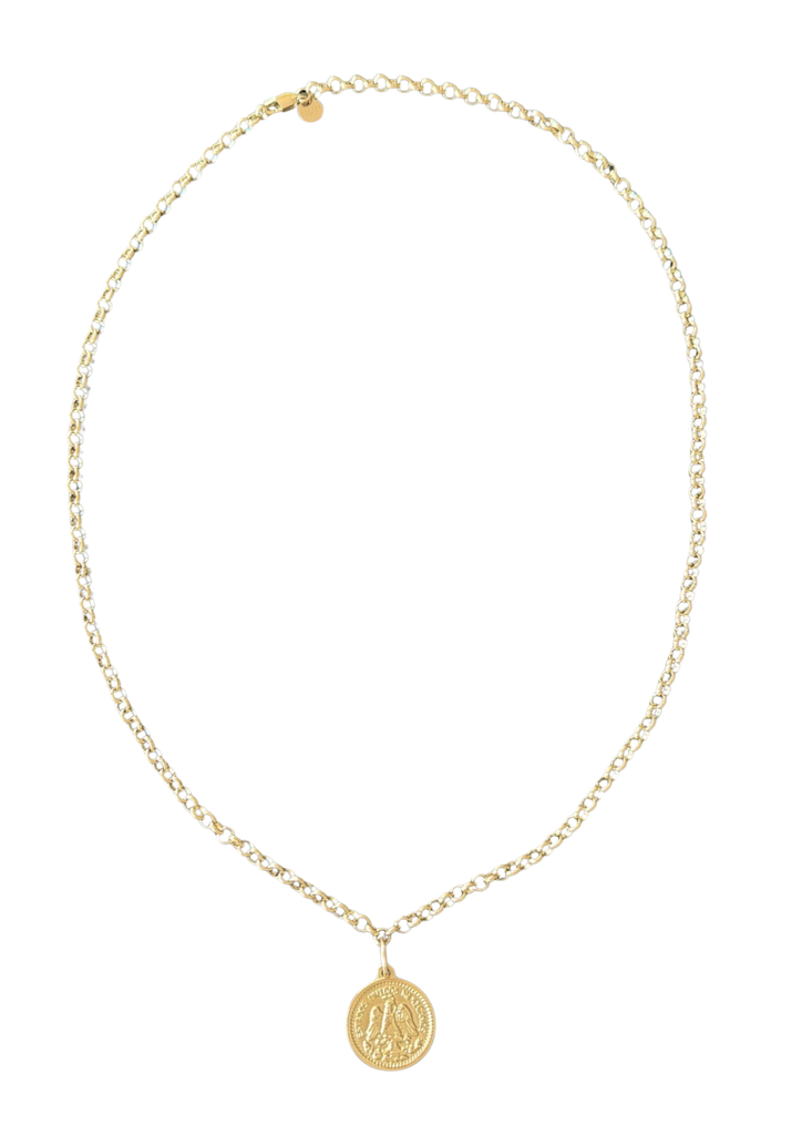 BONNIE STUDIOS - COLLIER "COIN LONG" DORÉ