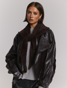 REFINED DEPARTMENT - BROWN TRIANGLE SCARF