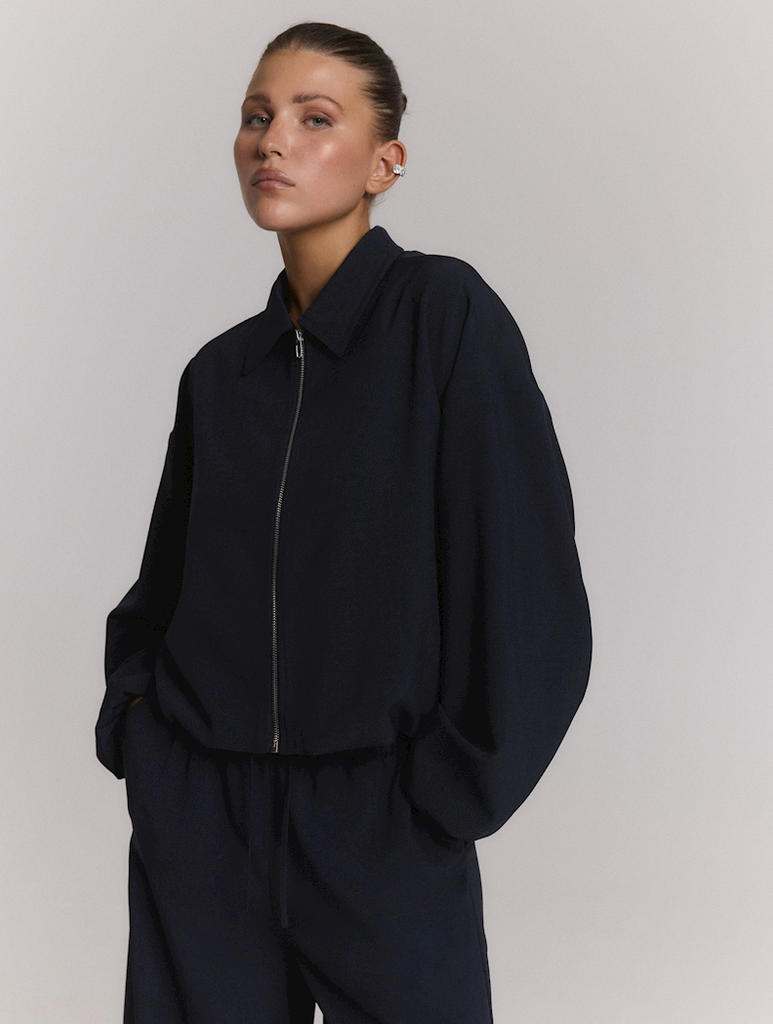 REFINED DEPARTMENT - BOMBER "DENI" BLEU MARINE